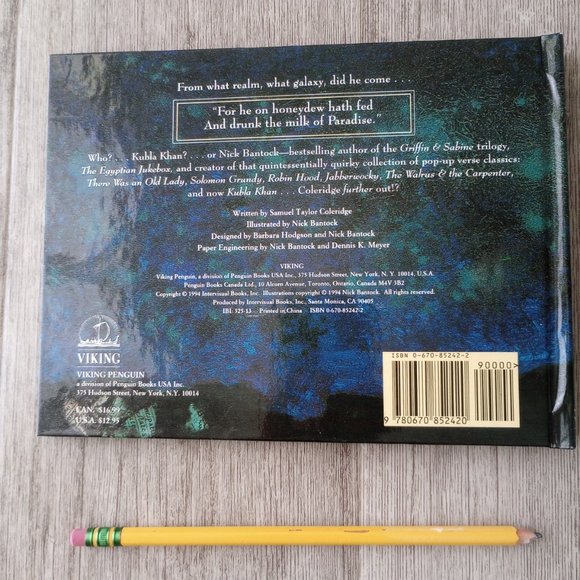 Kubla Khan: A Pop-Up Version of Coleridge's Classic Hardcover - Picture 5 of 5